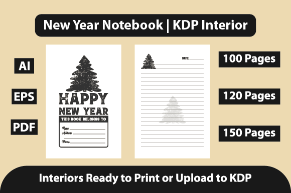 Discover the Perfect New Year Notebook: A Comprehensive Guide to KDP Interior Designs