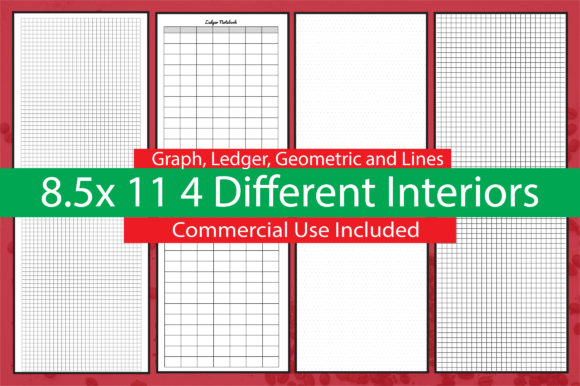 Explore 4 Creative Interiors in 8.5x11 Size
