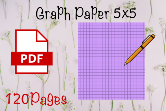 Graph Paper 5x5 I KDP: A Versatile Tool for Creative and Practical Projects