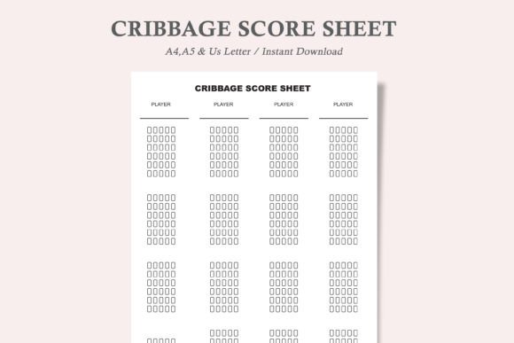 Mastering Cribbage with a Score Sheet
