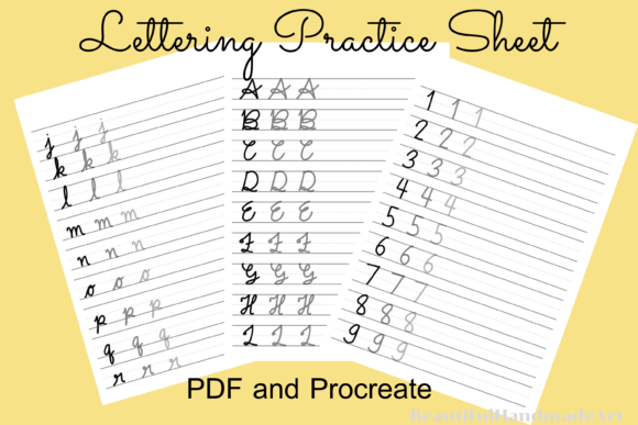Mastering Hand Lettering: A Comprehensive Guide with the IPAD PDF Practice Sheets