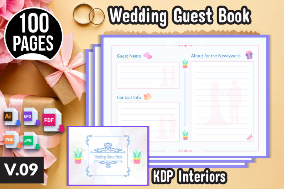 Maximizing Q3 and Q4 Revenue with Wedding Guest Book KDP Interior V.09 Templates