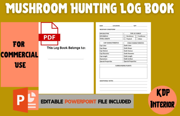 Mushroom Hunting Log Book KDP Interior: A Comprehensive Tool for Enthusiasts