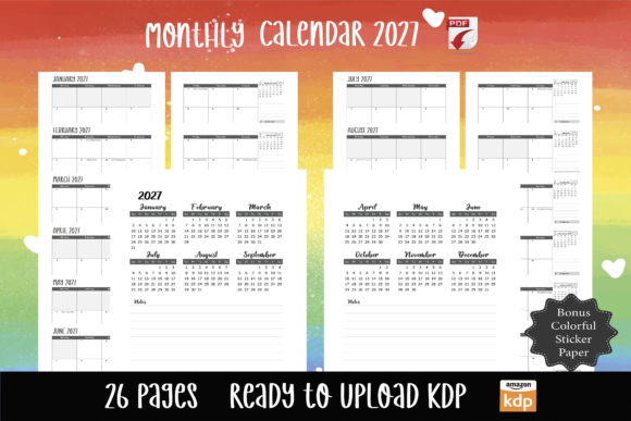 Strategic Use of the Monthly Calendar 2027 at a Glance PDF for Enhanced Planning and Productivity