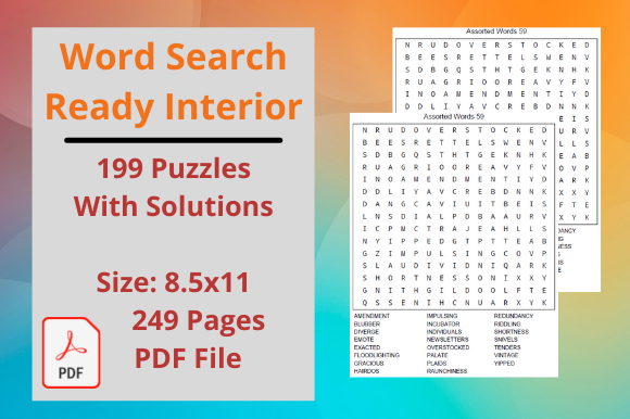 Streamlining Production with a KDP Interior Word Search Interior