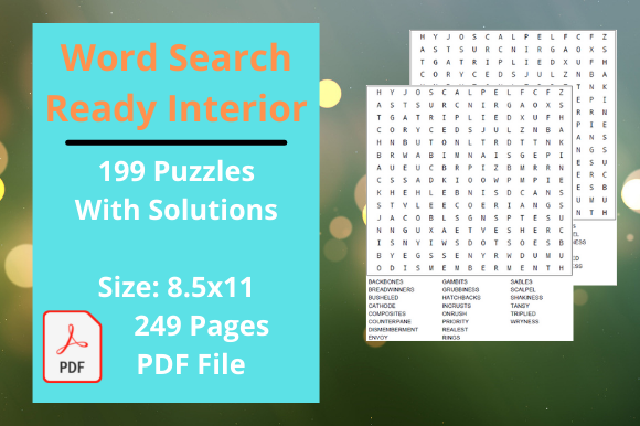 Word Search for Kids: Streamlining KDP Publishing with Ready-Made Interiors