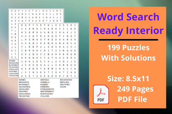Word Search Interior: A Creative Solution